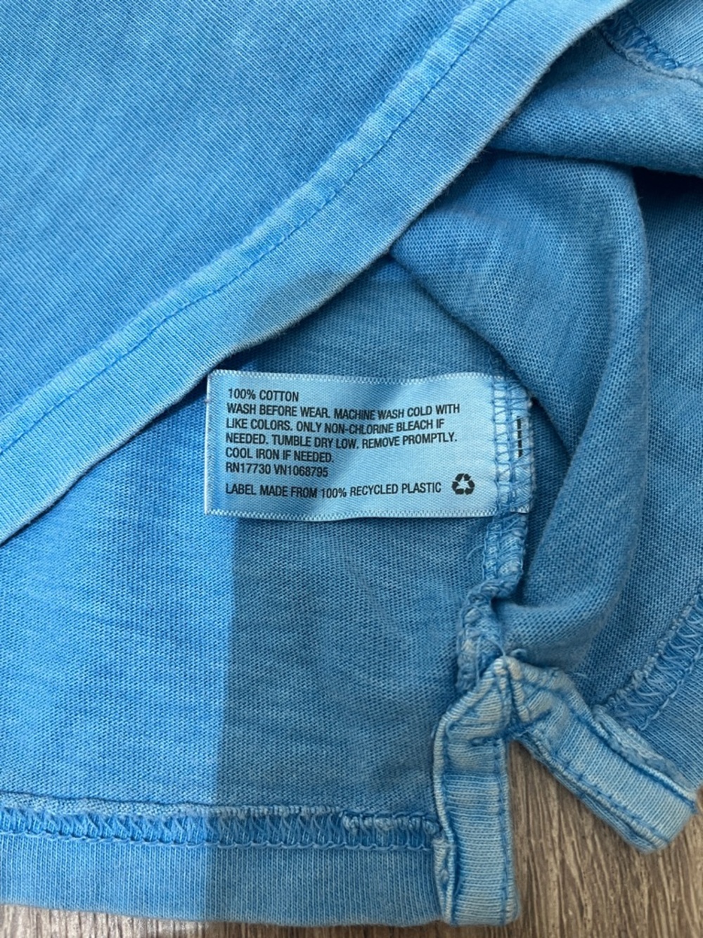 Cat & Jack Blue Short Sleeve Pocket Tee - Picture 5 of 7